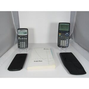 Texas Instruments TI-83 Plus Scientific Calculator & BA II‎ Plus - Lot Of 2